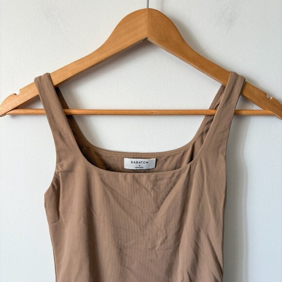 Aritzia Contour Squareneck Second-skin Sleeveless Bodysuit Size Small - Picture 3 of 5